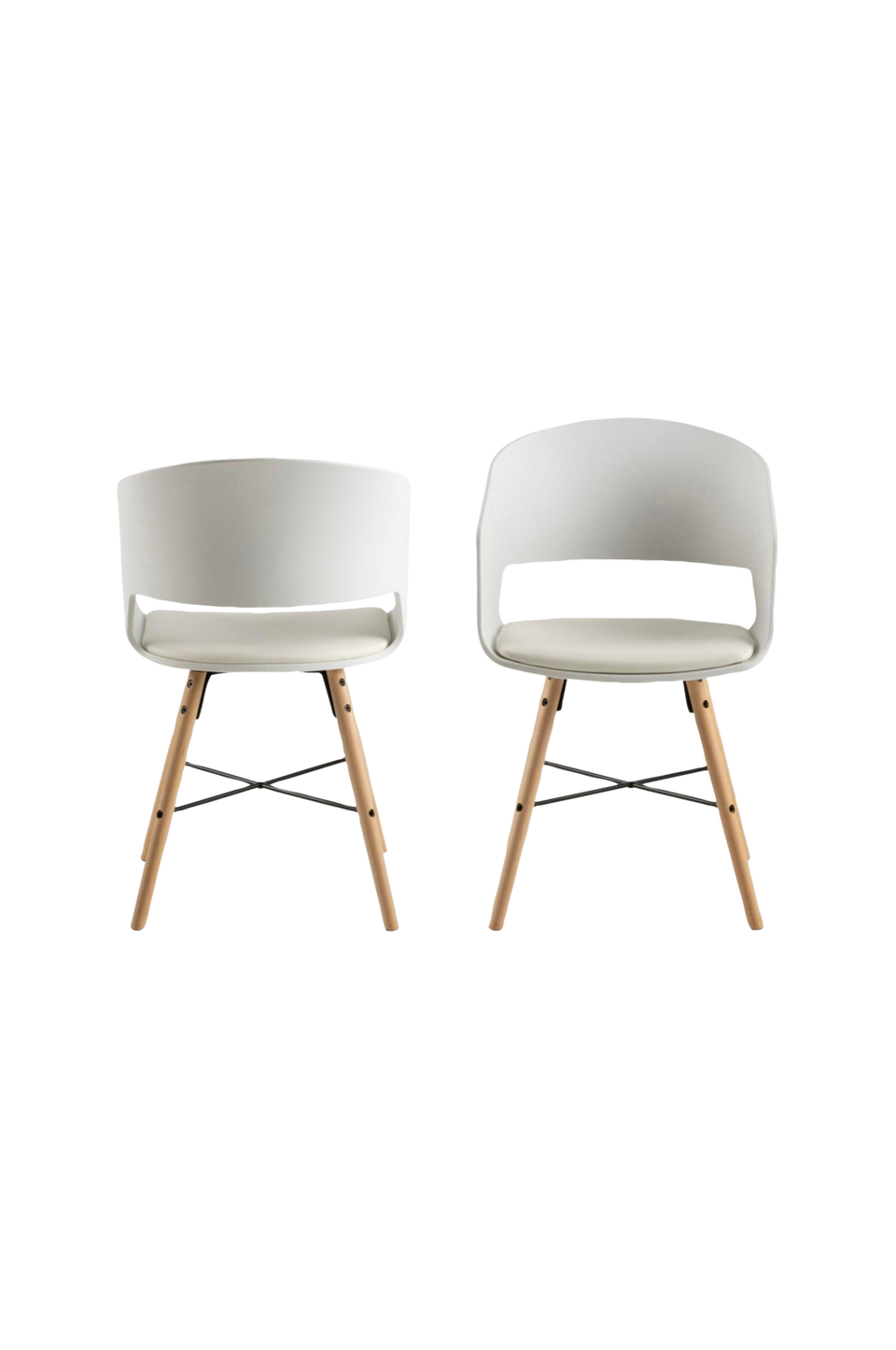 AC Design Furniture I_Luna matstol med armstöd, vit från AC Design Furniture, bild 5