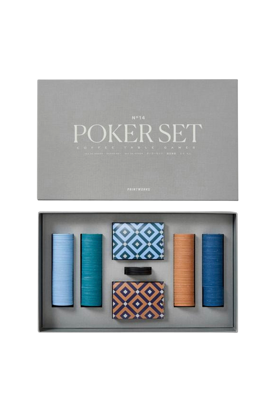 PRINTWORKS Klassisk Poker Set, flerfärgad från PRINTWORKS, bild 2