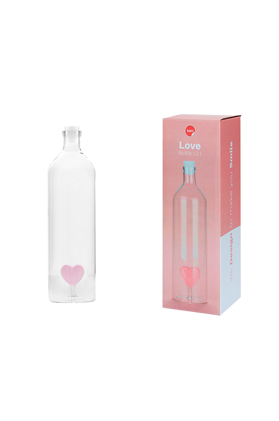 Balvi Flaska Birdie, 1L, glas, transparent från Balvi, bild 5