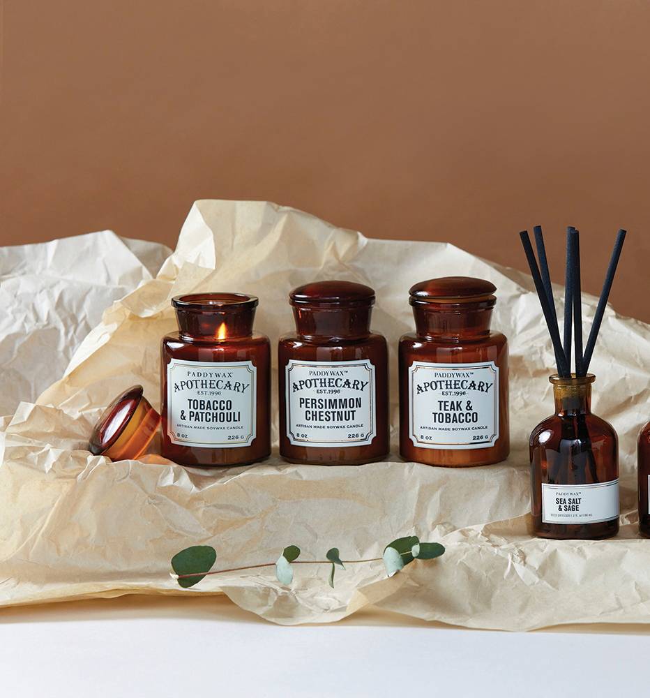 Paddywax Doftljus Apothecary Vetiver & Kardemumma, brun från Paddywax, bild 2