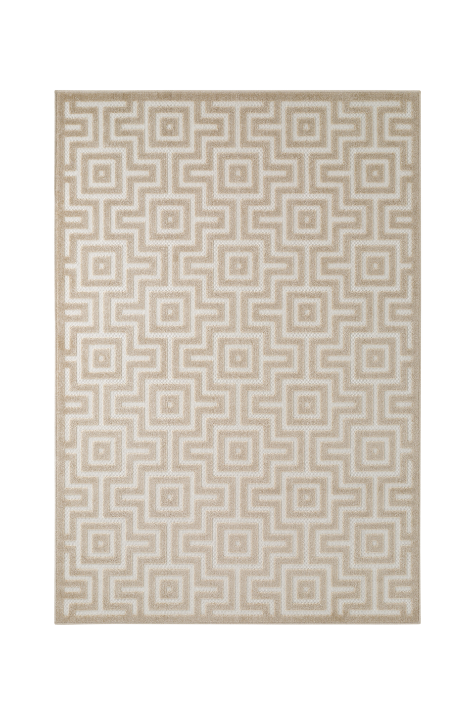 &Home Matta Daisy Square, beige från &Home, bild 2
