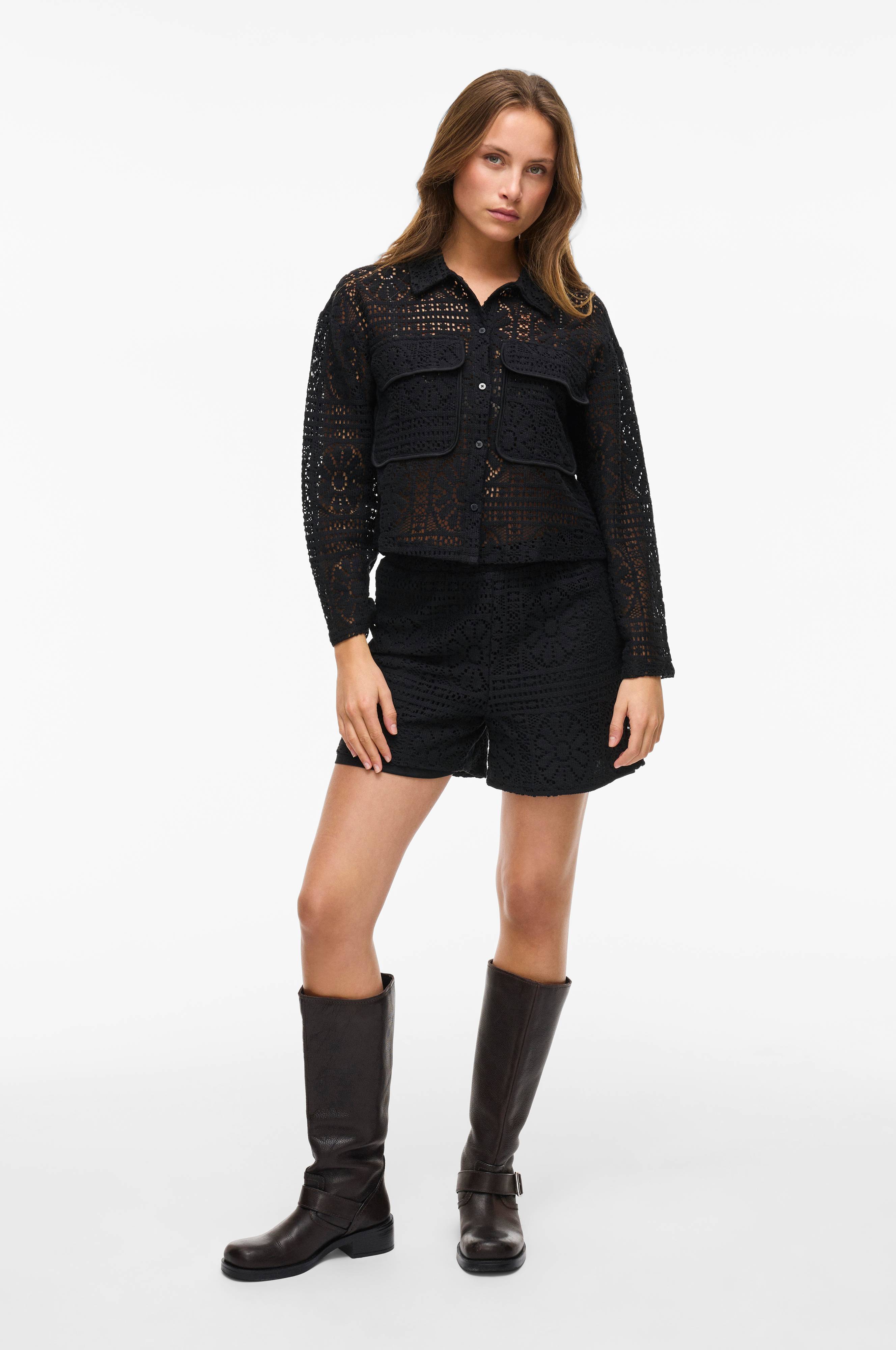 VIMERINDA CROCHET HW SHORTS | Vila | Fashion & Jeans