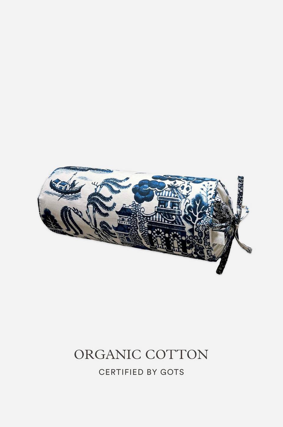 Mille Notti Willow Örngott Bolster Ekologisk, blå från Mille Notti, bild 2