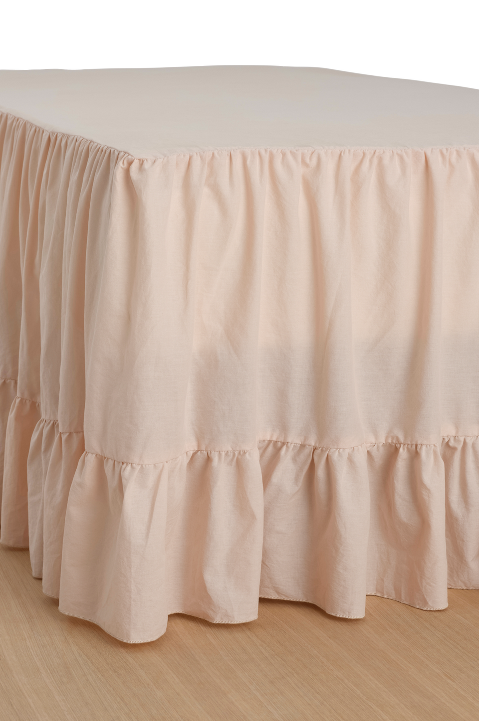 Ellos Home Sängkappa Juliette Giant i tvättad bomull 52 cm, rosa från Ellos Home, bild 2