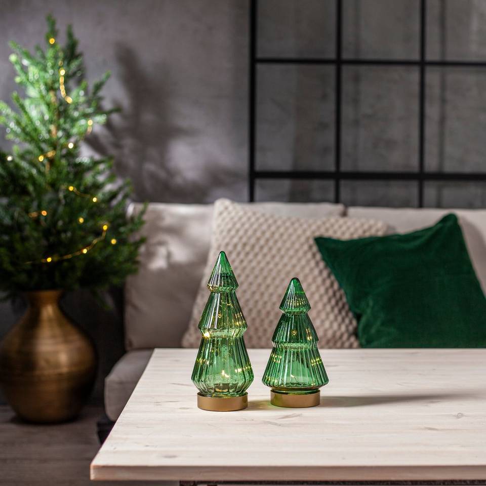 Star Trading Glasdekoration Verde 20cm, grön från Star Trading, bild 2