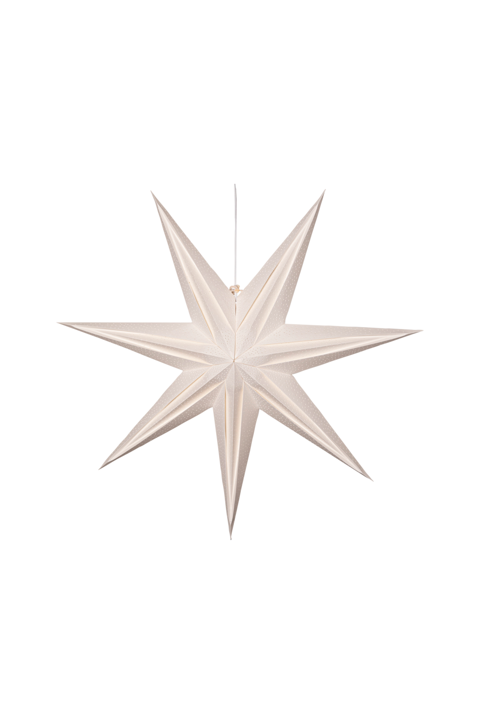 Star Trading Pappersstjärna Holly 75cm, vit från Star Trading, bild 2