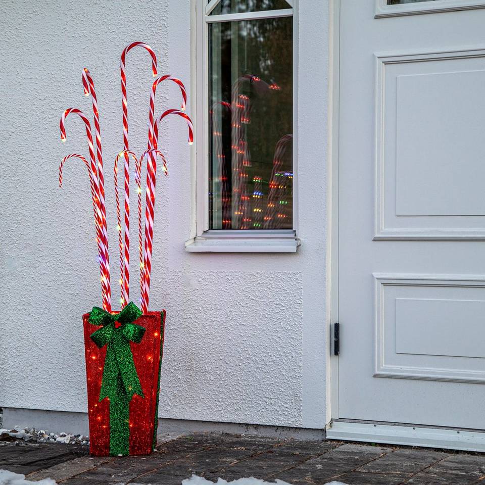 Star Trading Utomhus dekoration CandyCane, röd från Star Trading, bild 2