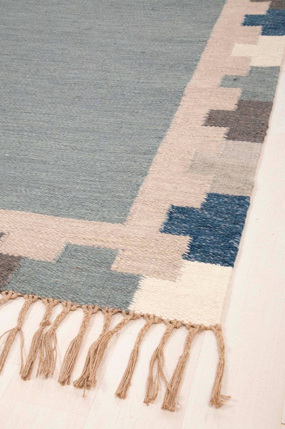 Bargi Ullmatta Röllakan B R 309 Blå 200x300, blå från Bargi, bild 2