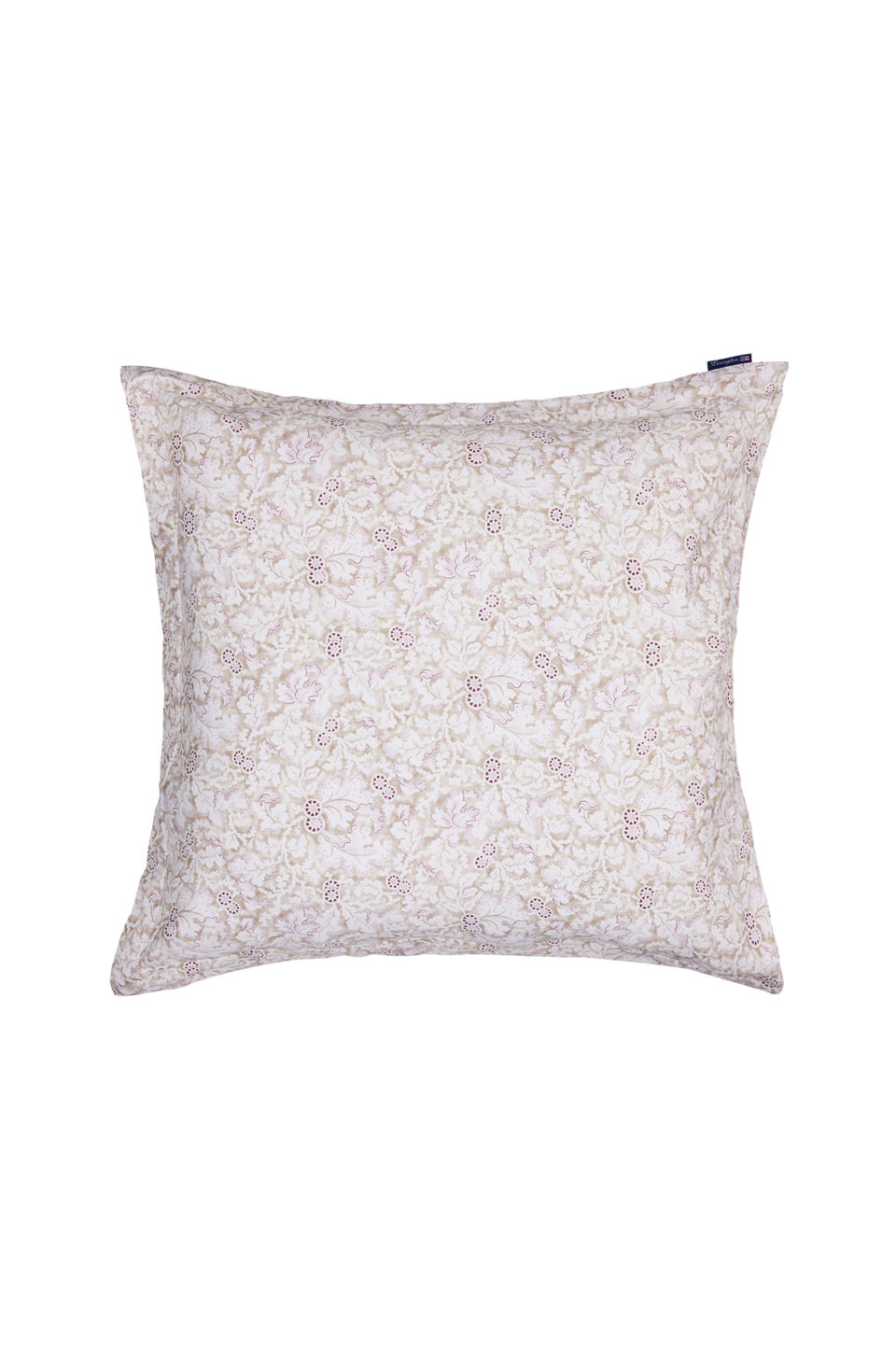 Lexington Kuddfodral i bomullssateen med tryck av höstlöv, beige från Lexington, bild 2