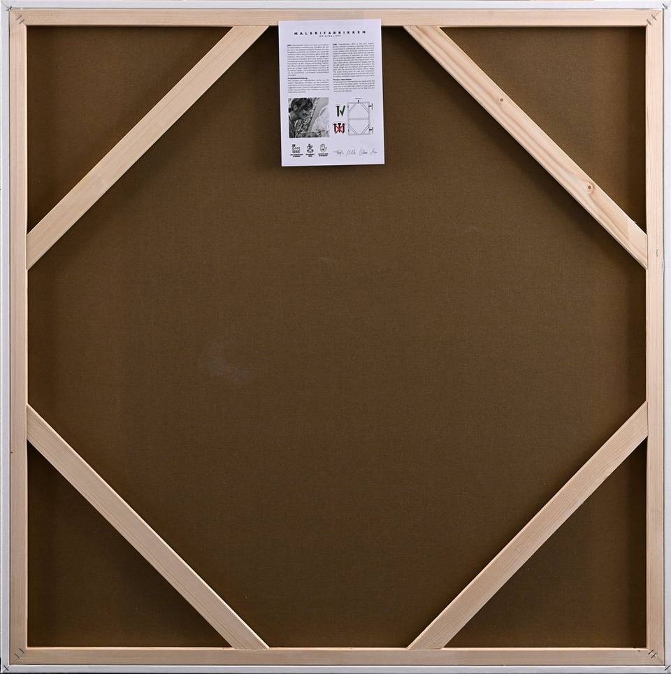 Malerifabrikken Design Målning / Ensemble / 100x100 Cm / Ekram, grå från Malerifabrikken, bild 2