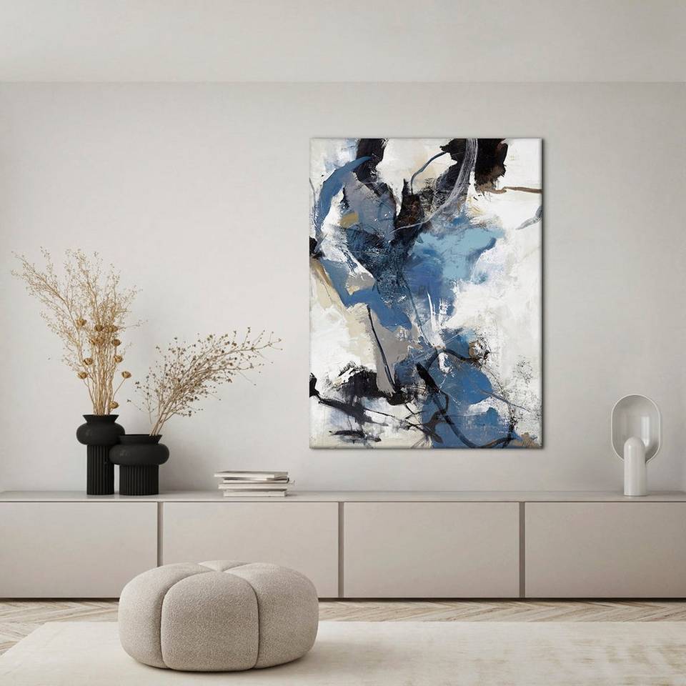Malerifabrikken Blue Vibes / Blandad målning / 120 X 90 cm, blå från Malerifabrikken, bild 2