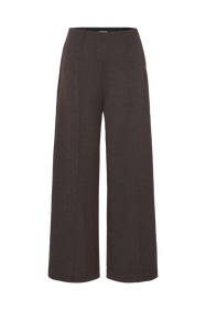 ICHI Housut IhKate Jacquard Pa9 Musta Leve t Housut Ellos fi