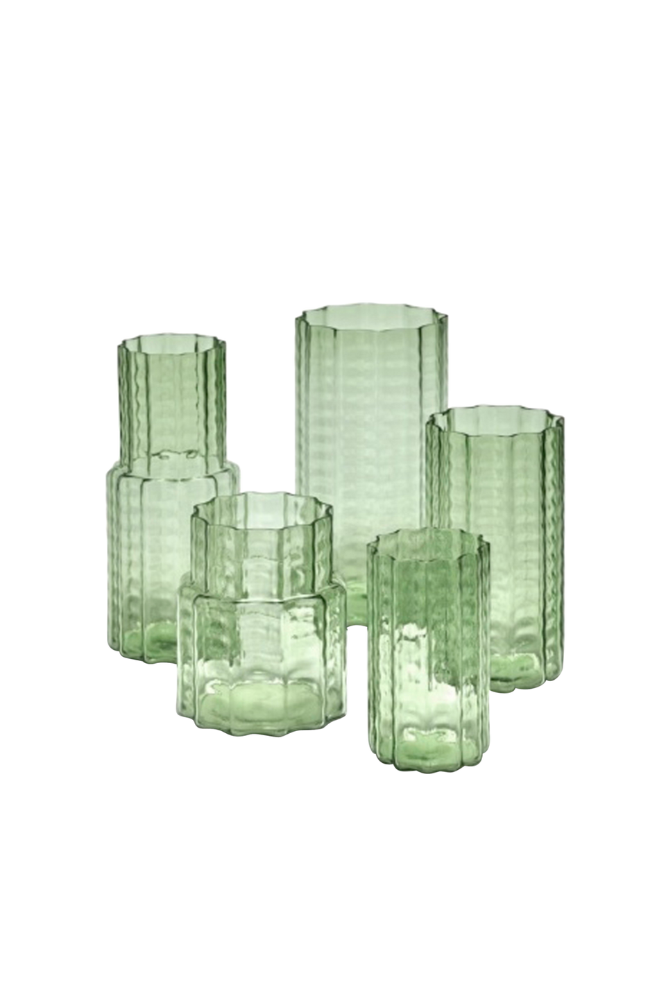 Serax Vase n°1 Waves By Ruben Deriemaeker, grön från Serax, bild 2