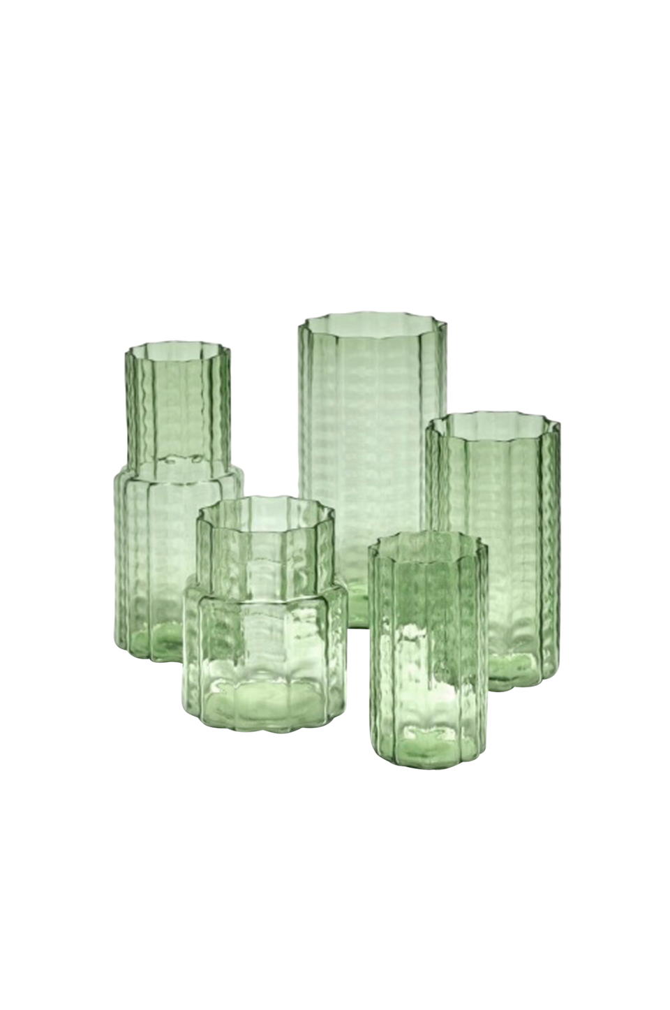 Serax Vase n°3 Waves By Ruben Deriemaeker, grön från Serax, bild 2