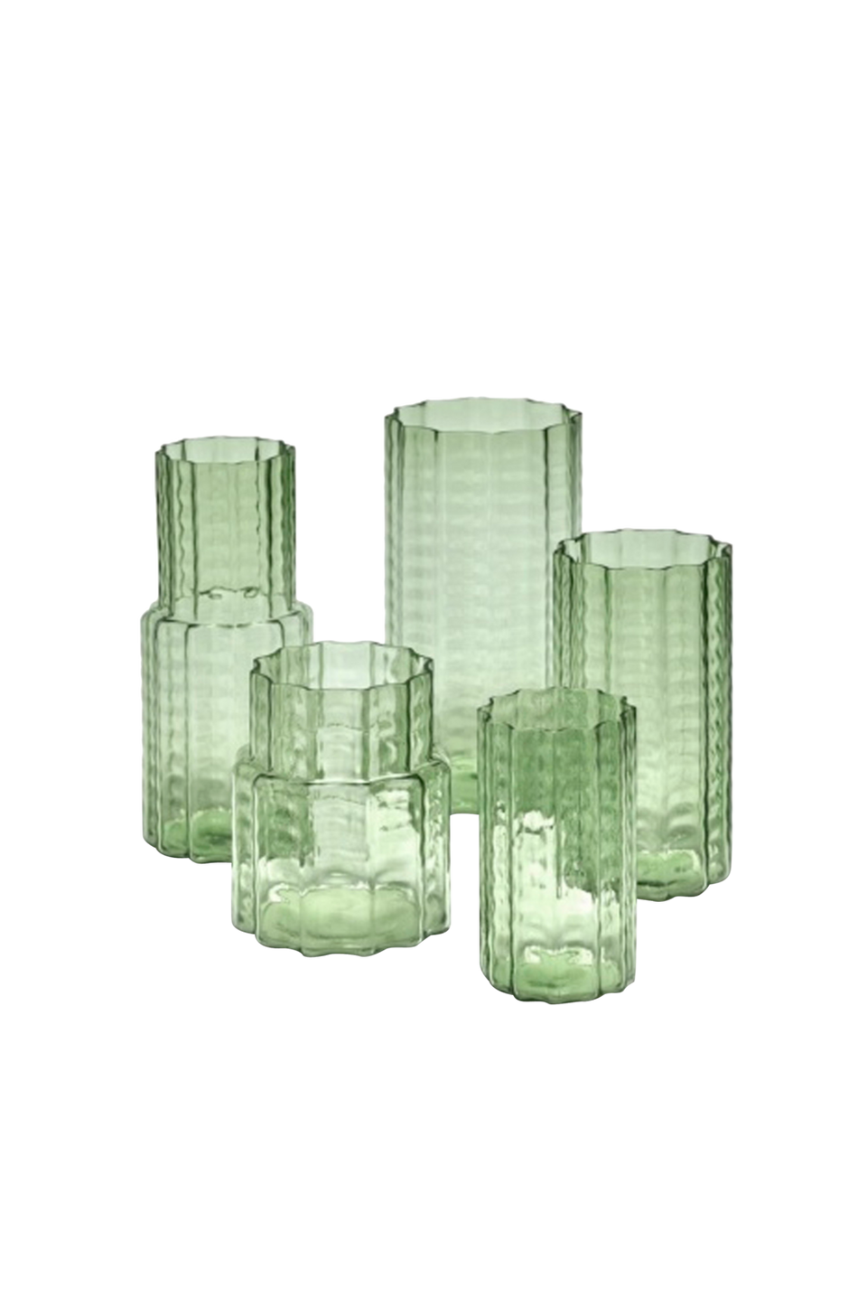 Serax Vase n°4 Waves By Ruben Deriemaeker, grön från Serax, bild 2