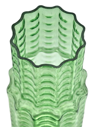 Serax Vase n°5 Waves By Ruben Deriemaeker, grön från Serax, bild 2