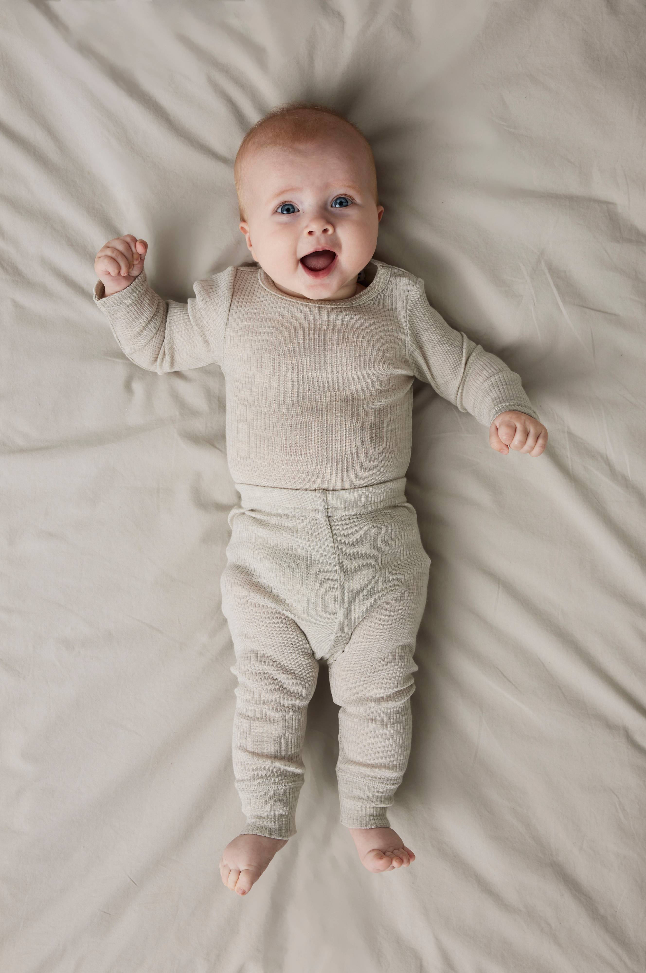 NAME IT Body In Lana A Maniche Lunghe Per Neonato - Unisex - Colore Noos - Ideale Estate - 3