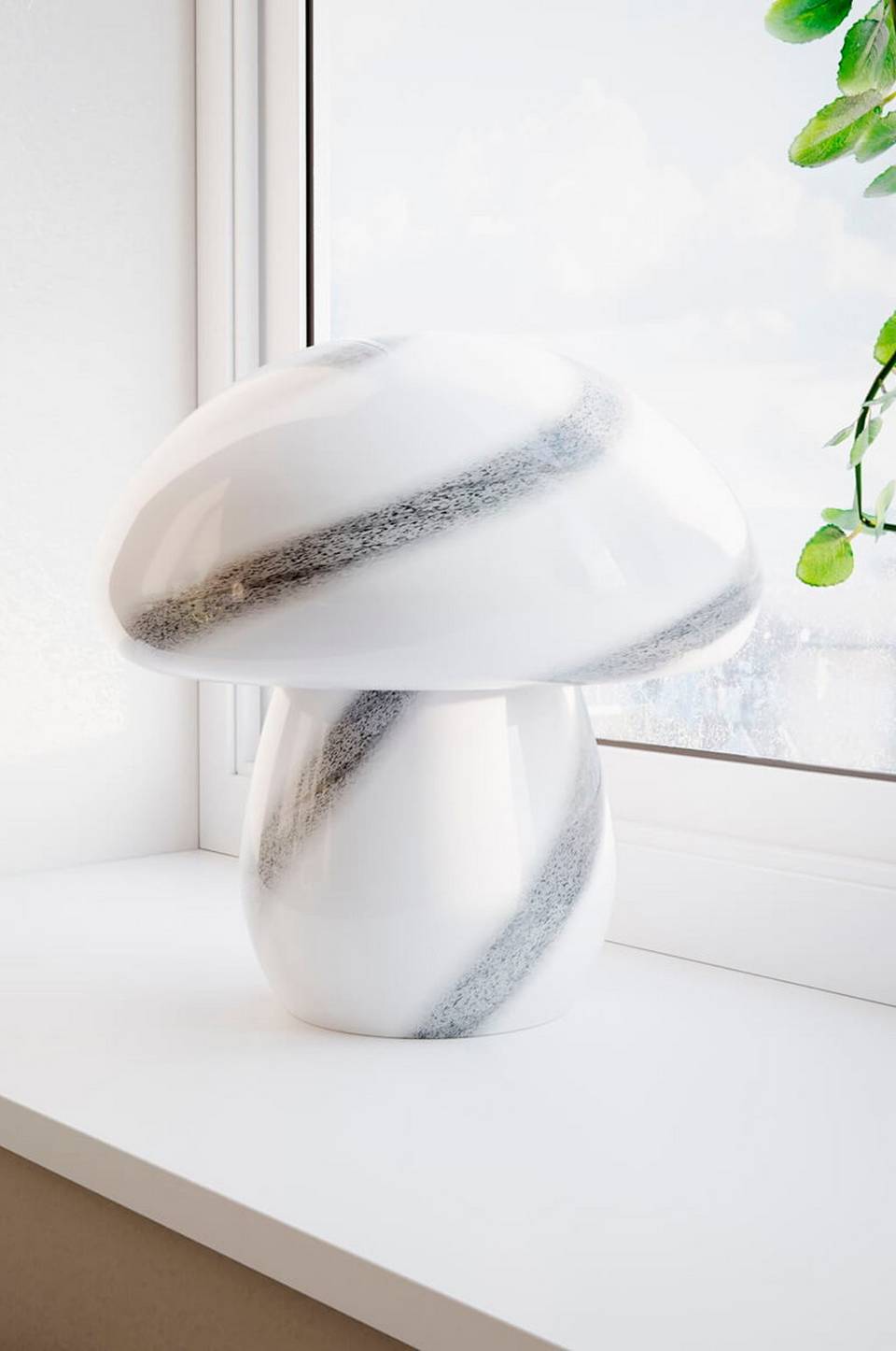 By Rydéns Bordslampa Mira Mushroom, vit från By Rydéns, bild 2