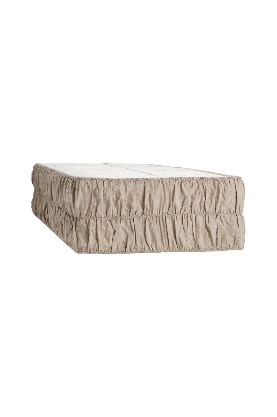 Ellos Home Sängklädsel Candice Elastic 40 cm i linne, beige från Ellos Home, bild 2