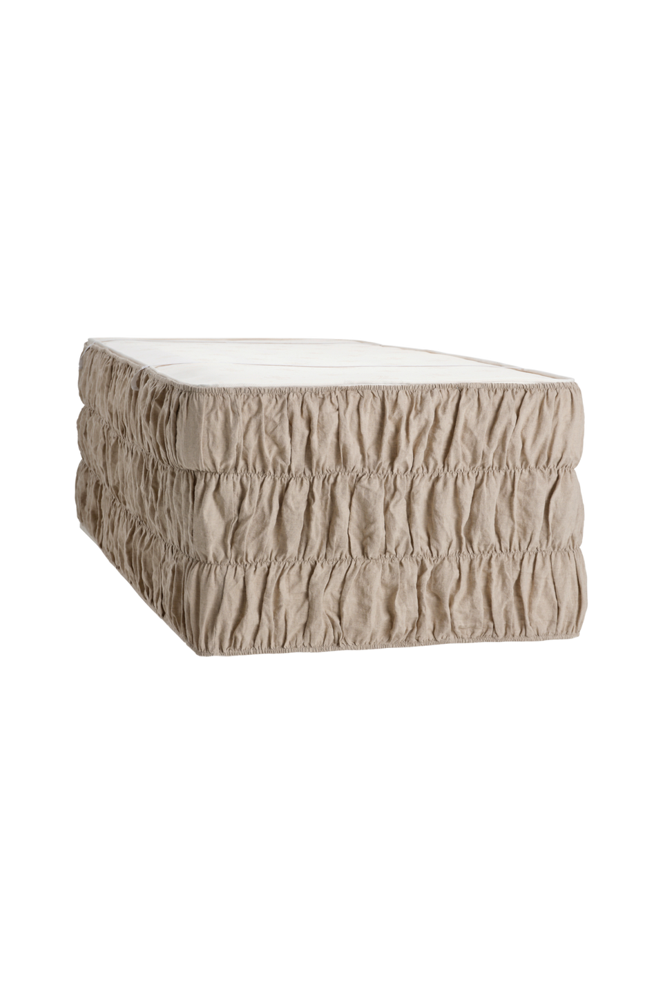 Ellos Home Sängklädsel Candice Elastic 60 cm i linne, beige från Ellos Home, bild 2