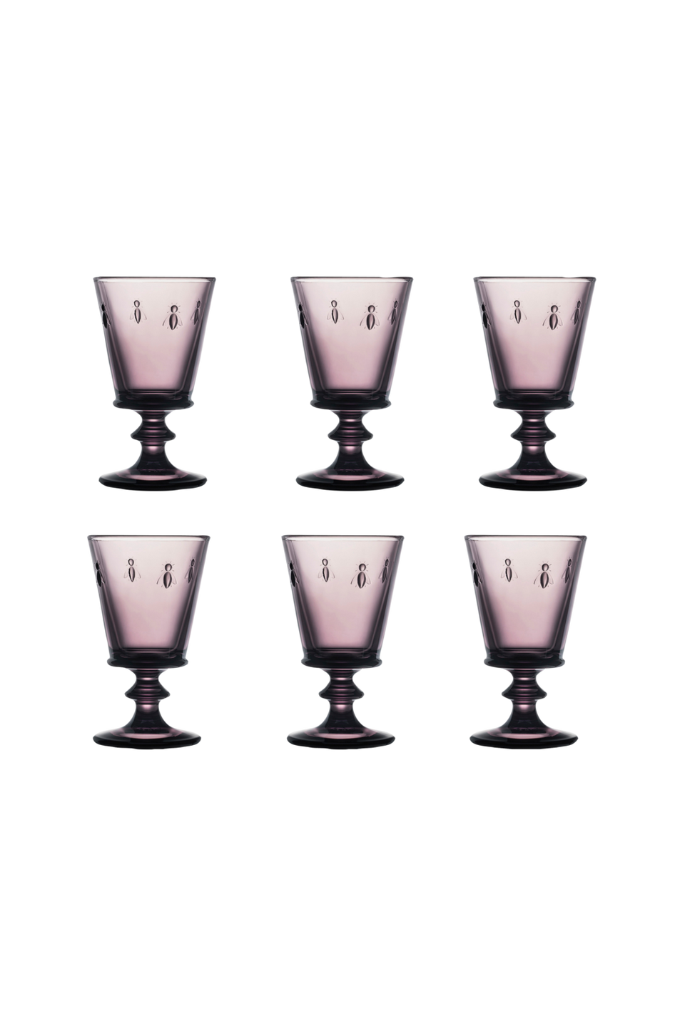 La Rochére Vinglas Aubergine Abeille 6 glas La Rochere, lila från La Rochére, bild 5