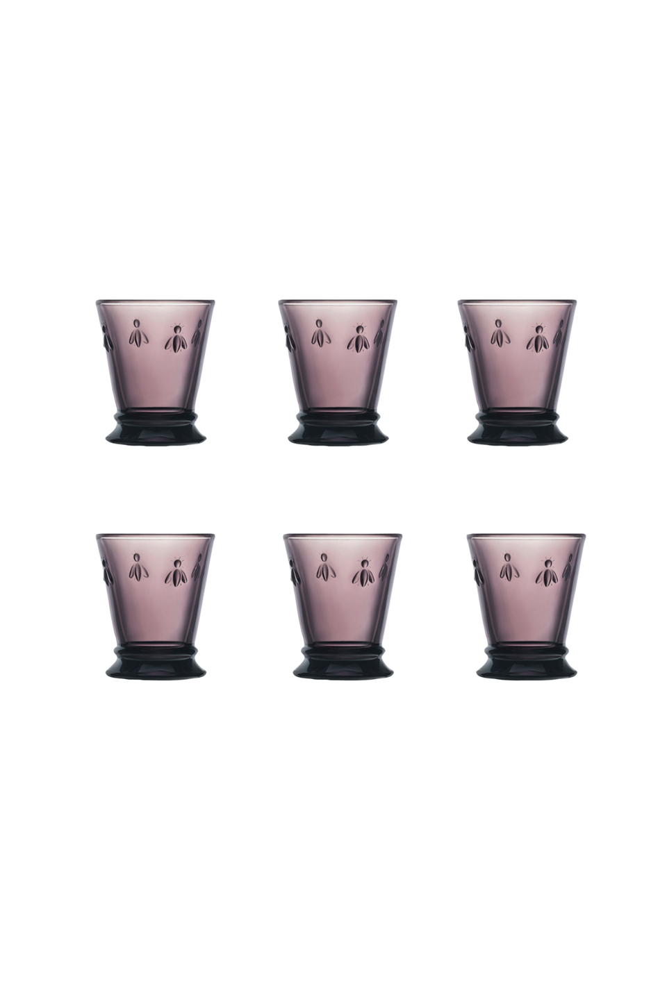 La Rochére Vattenglas Aubergine Abeille 6 glas La Rochere, lila från La Rochére, bild 5