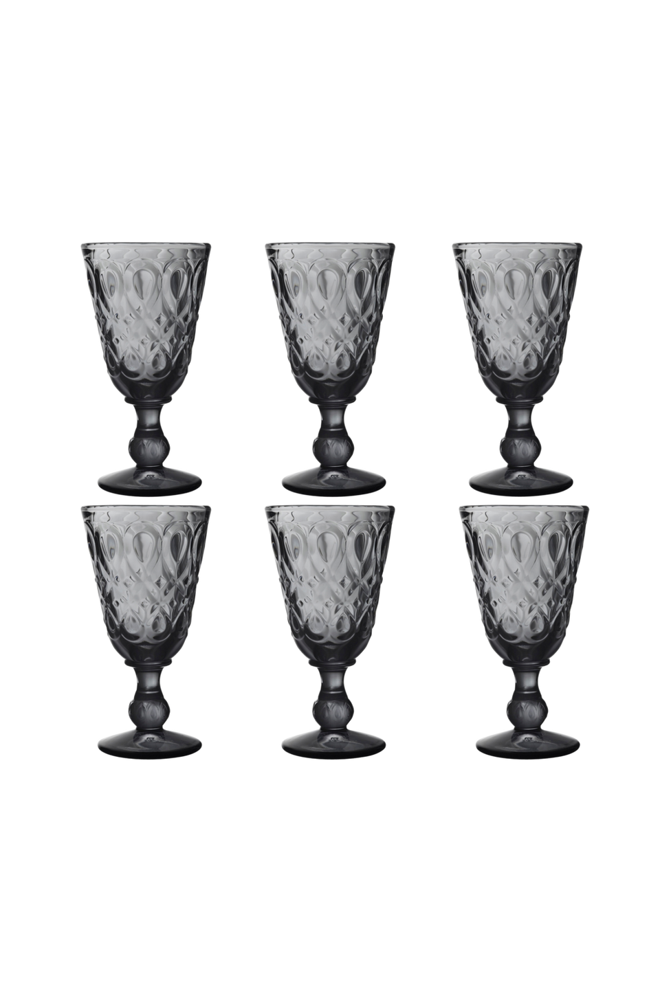 La Rochére Vin Glas Antracit Lyonnais 6 glas La Rochere, svart från La Rochére, bild 5