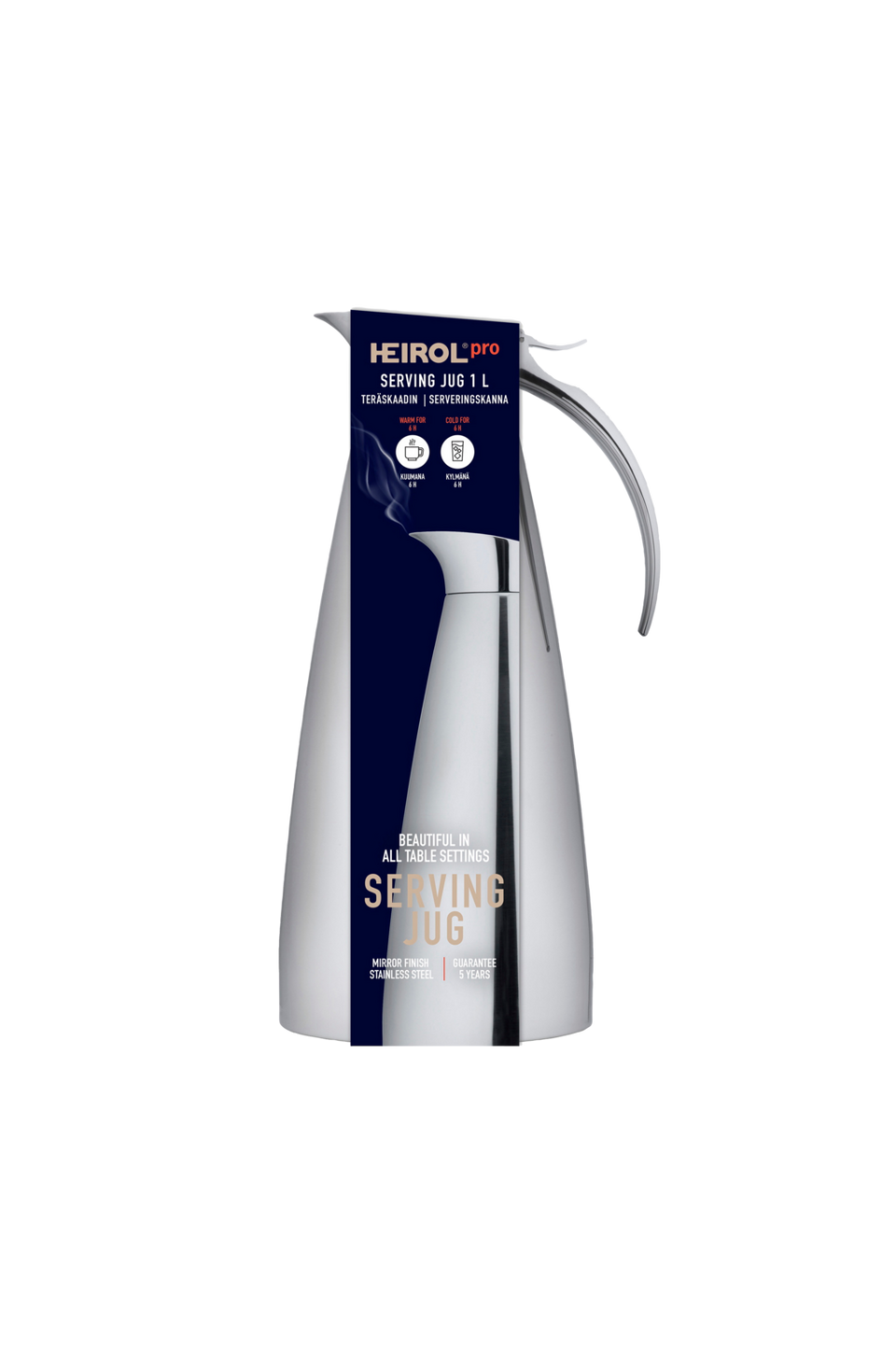 Heirol Termos Kanna 1,0 liter Rostfritt stål Heirol, silver från Heirol, bild 5