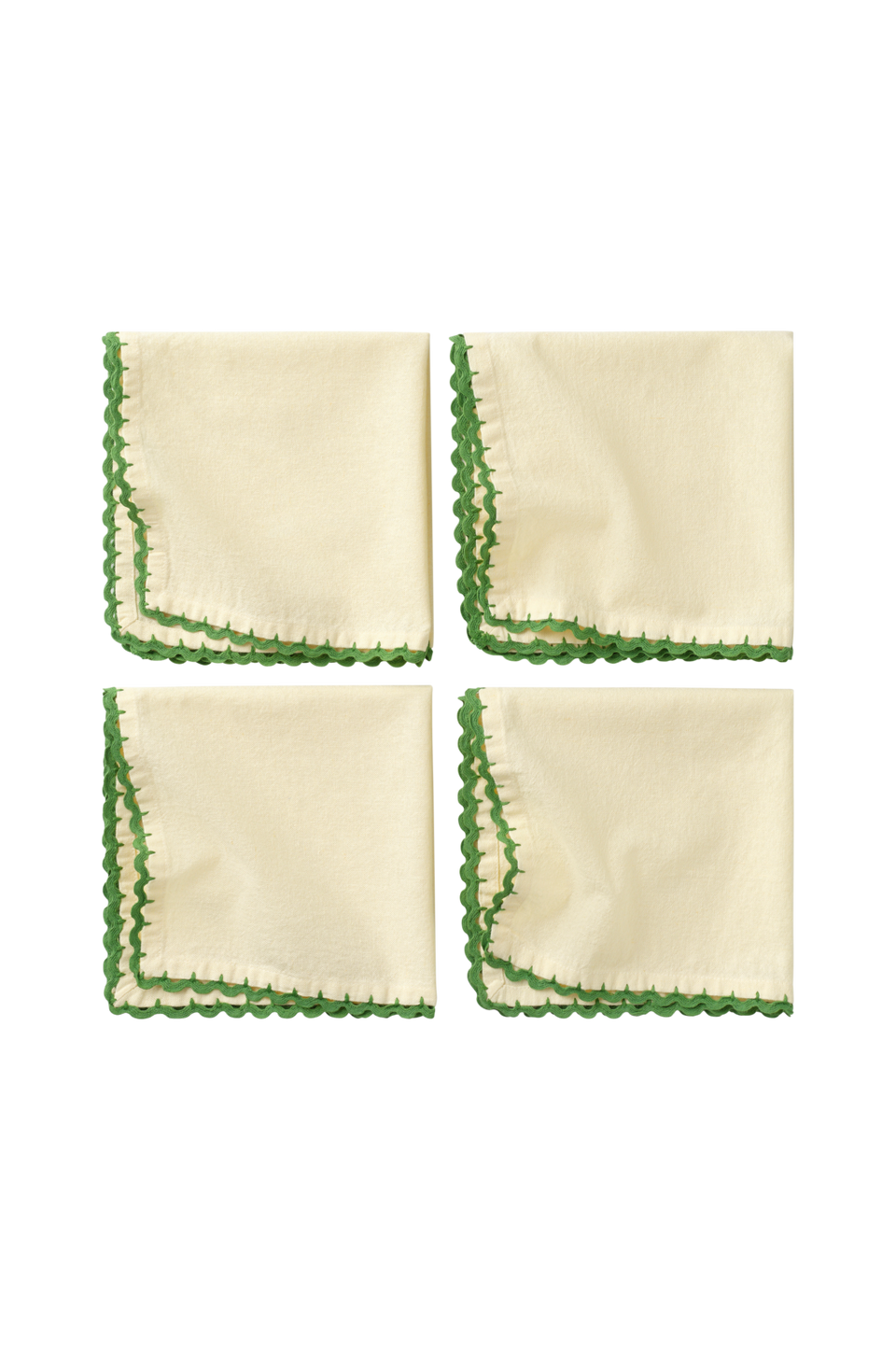 Ellos Home Servett Beata 4-pack, grön från Ellos Home, bild 2