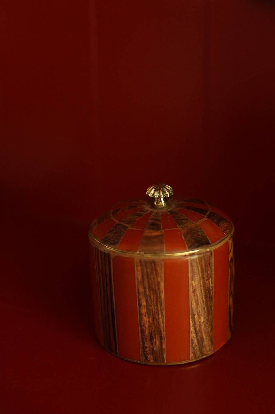 Doing Goods Låda Striped Circus Box, röd från Doing Goods, bild 2