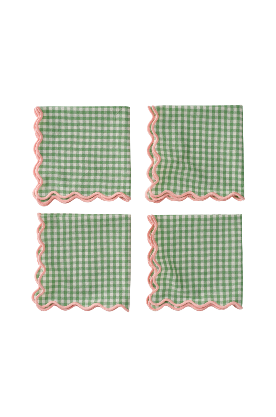 Ellos Home Servetter Majken 4-pack, grön från Ellos Home, bild 2