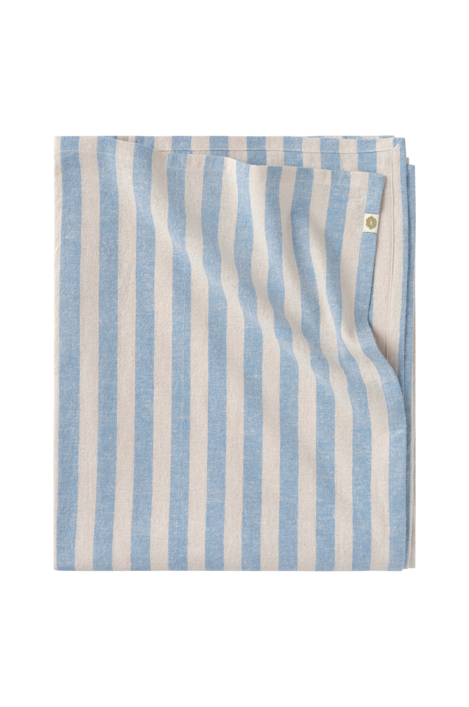Ellos Home Duk Elly Classic Stripe i återvunnet halvlinne, blå från Ellos Home, bild 2
