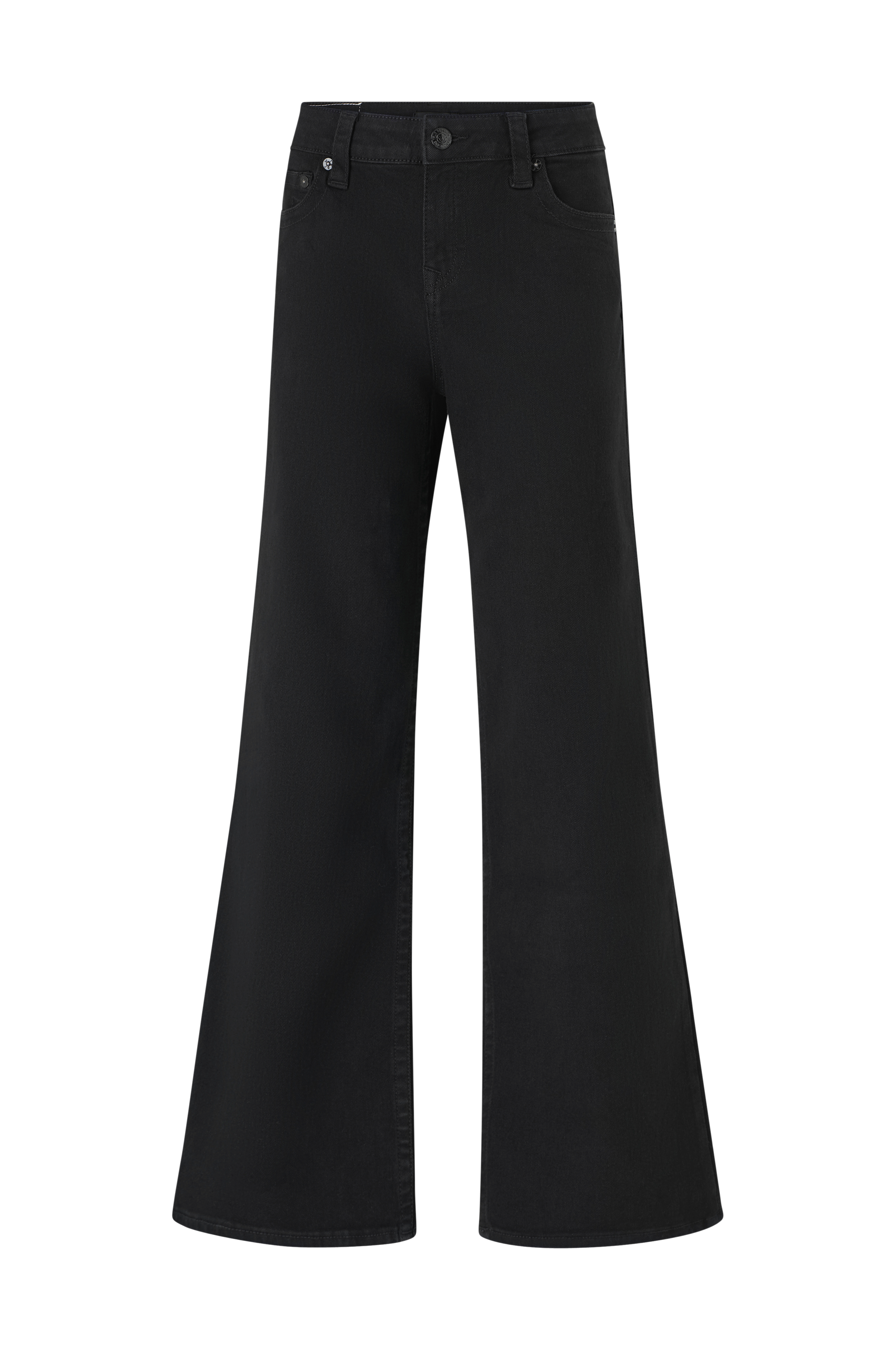 True Religion Jeans Bobbi Baggy - Sort - Wide | Ellos.dk