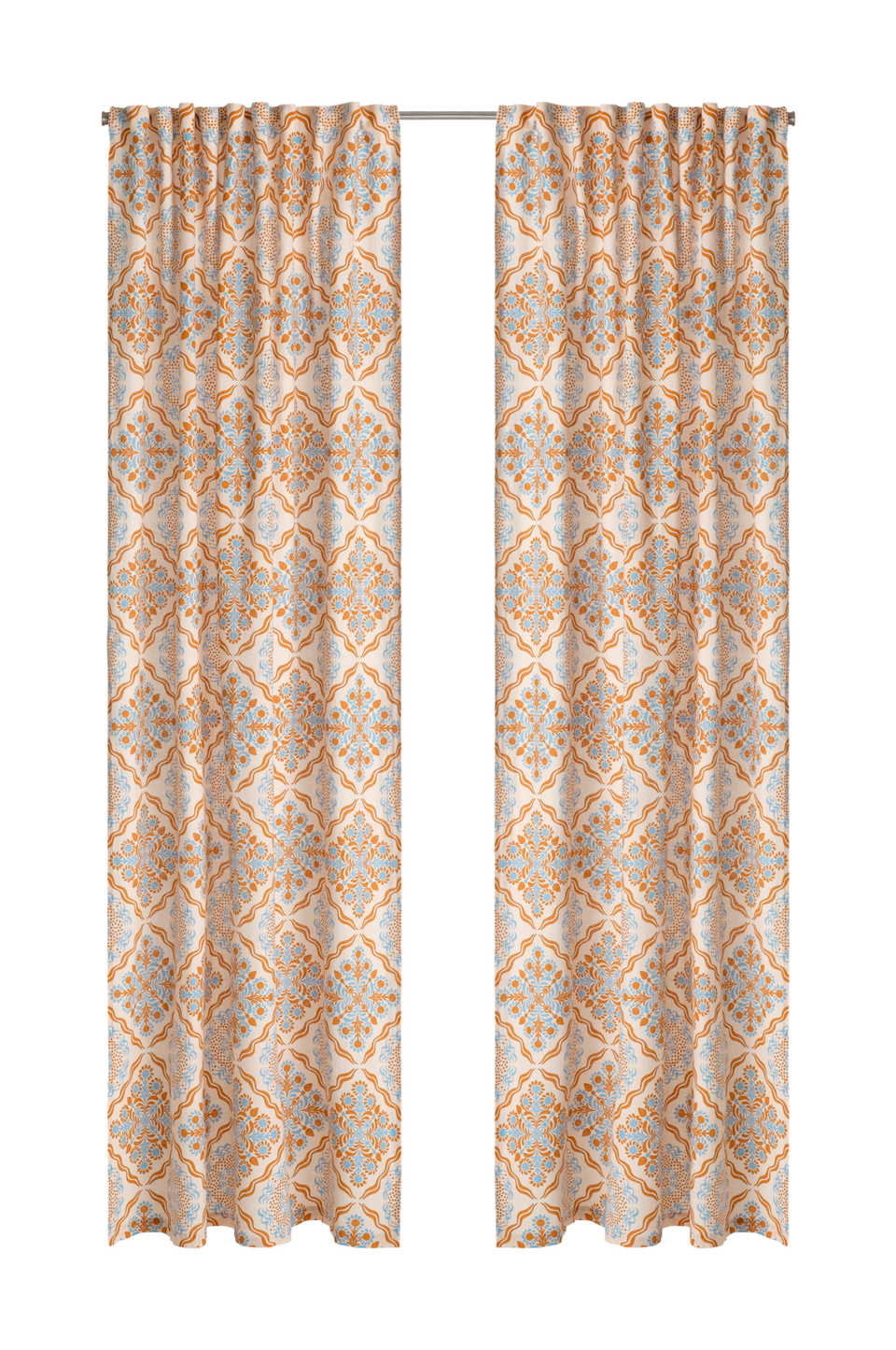 Ellos Home Multibandslängd Elly Tile i återvunnet halvlinne 2-pack, blå från Ellos Home, bild 2