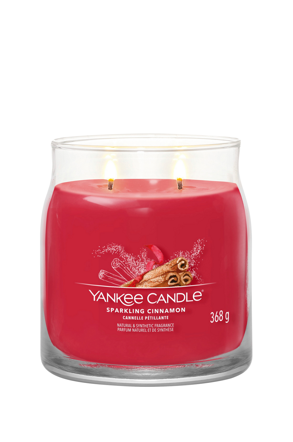 Yankee Candle Signature Sparkling Cinnamon, röd från Yankee Candle, bild 2