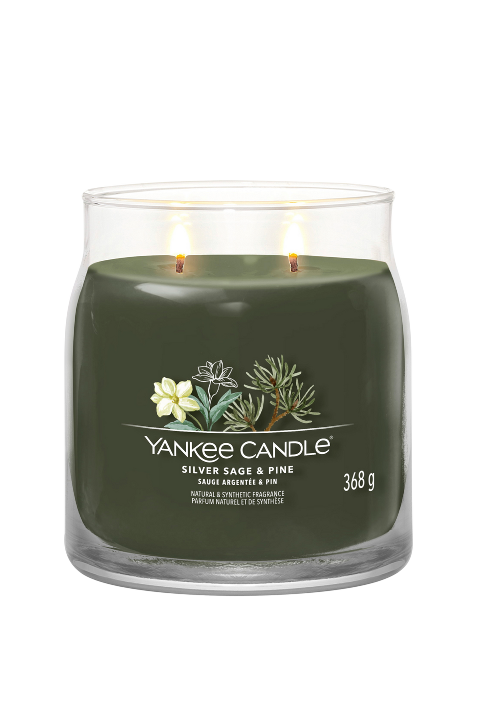 Yankee Candle Signature Silver Sage & Pine, grön från Yankee Candle, bild 2
