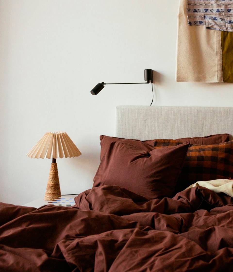 Midnatt Örngott Cortado 2 st, brun från Midnatt, bild 2