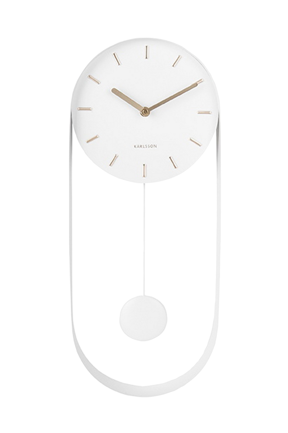 Karlsson Väggklocka Pendulum Charm, vit från Karlsson, bild 2
