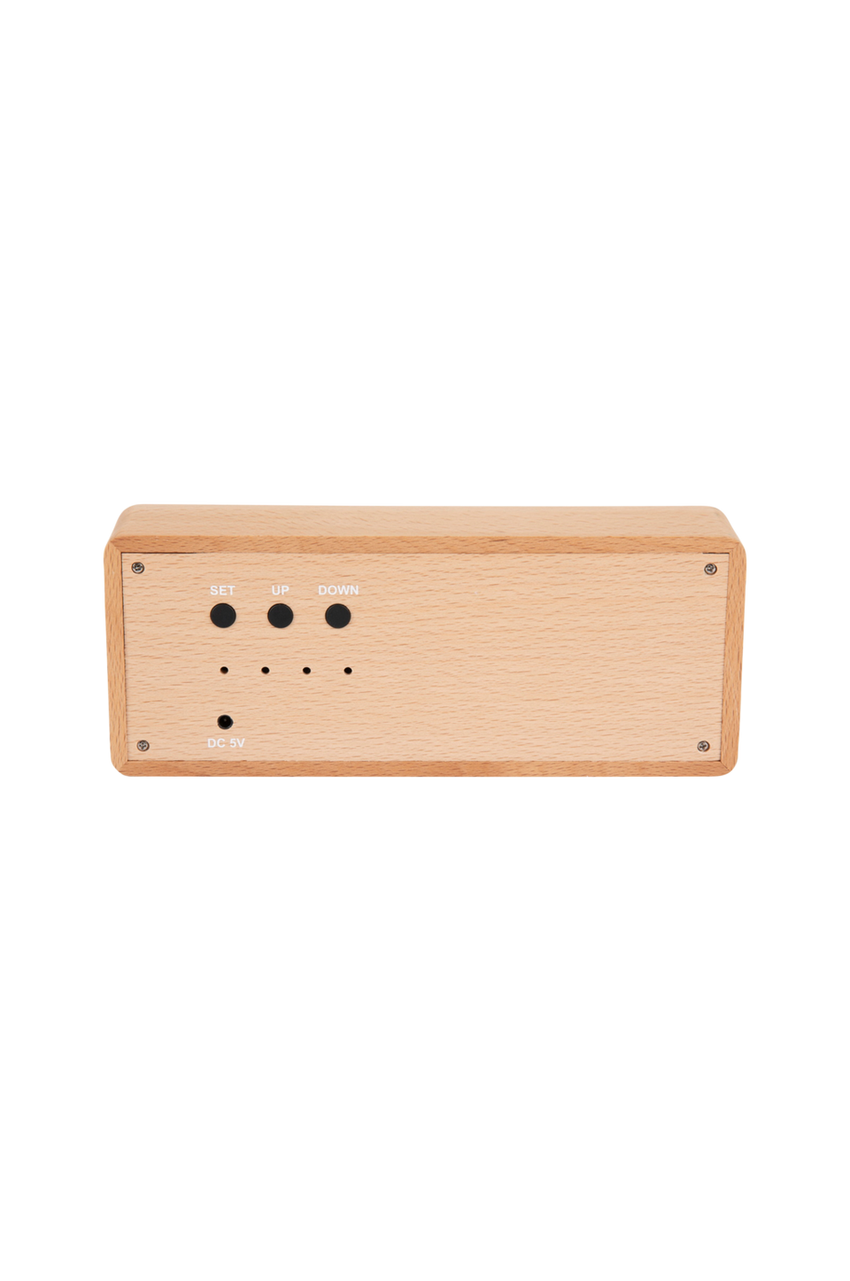 Karlsson Väckarklocka Solid Wood Engraved, brun från Karlsson, bild 5
