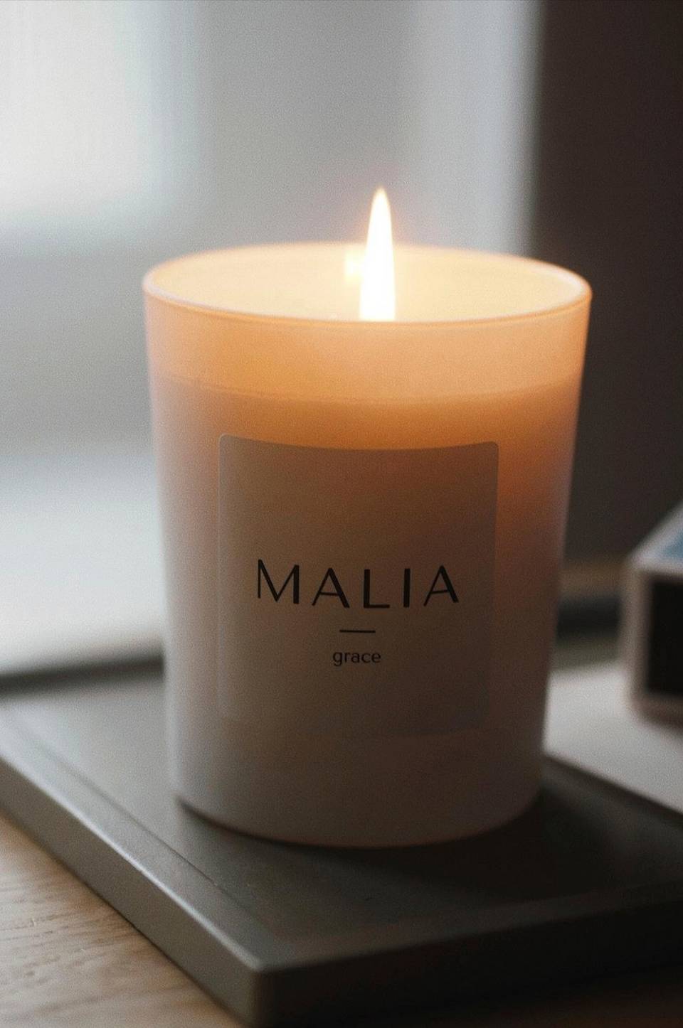 Malia Grace Candle 180G, vit från Malia, bild 2