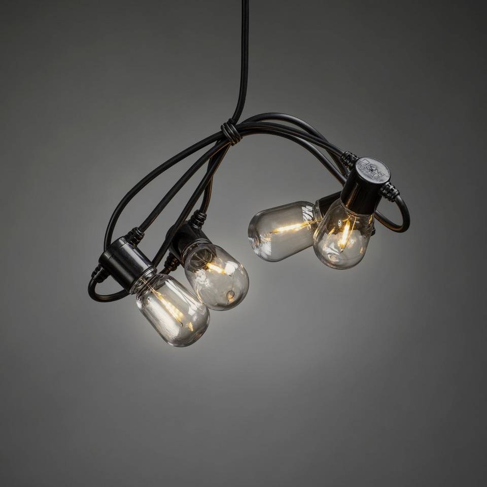 Konstsmide Tilläggssats, 20 klara glödlampor LED, svart från Konstsmide, bild 2