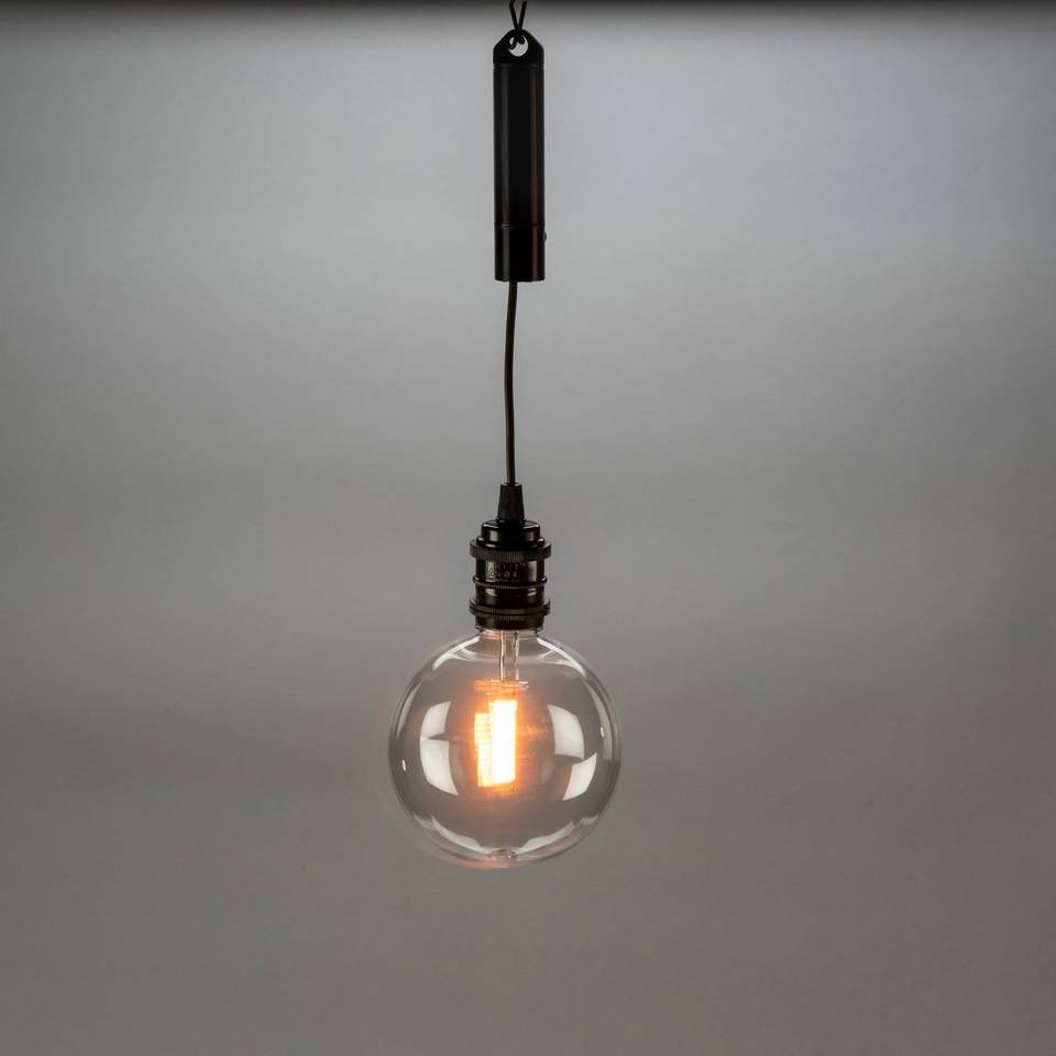 Konstsmide Uppladdningsbar enkel glödlampa, svart från Konstsmide, bild 2