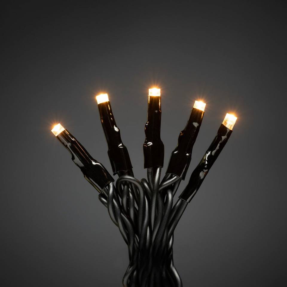 Konstsmide 200 bärnstensfärgade LED-lampor, inomhus, grön från Konstsmide, bild 2