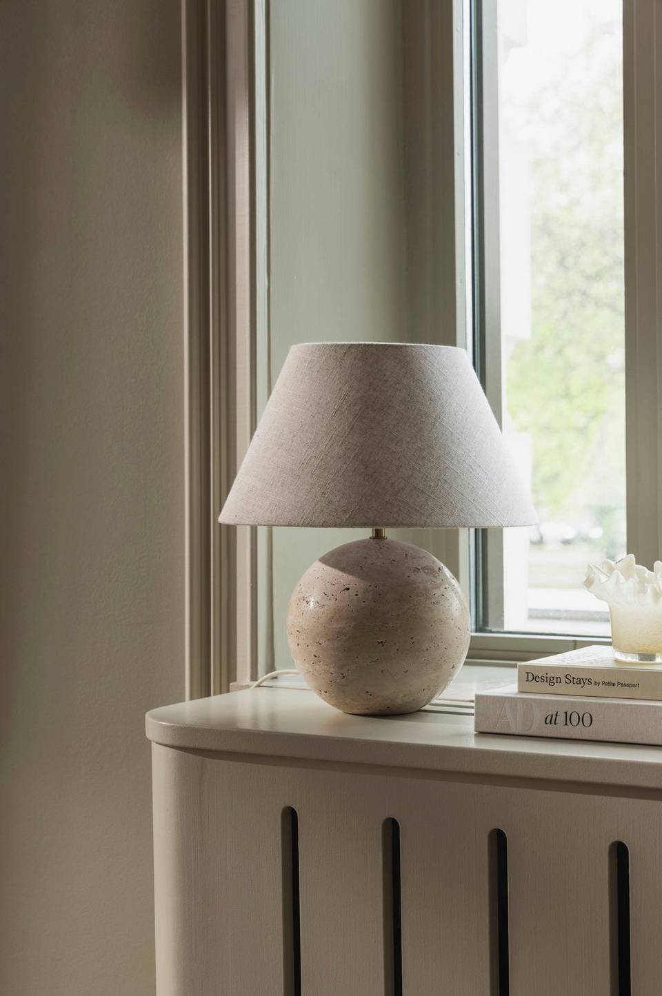 Globen Lighting Bordslampa Castello 35 Beige travertin, beige från Globen Lighting, bild 5