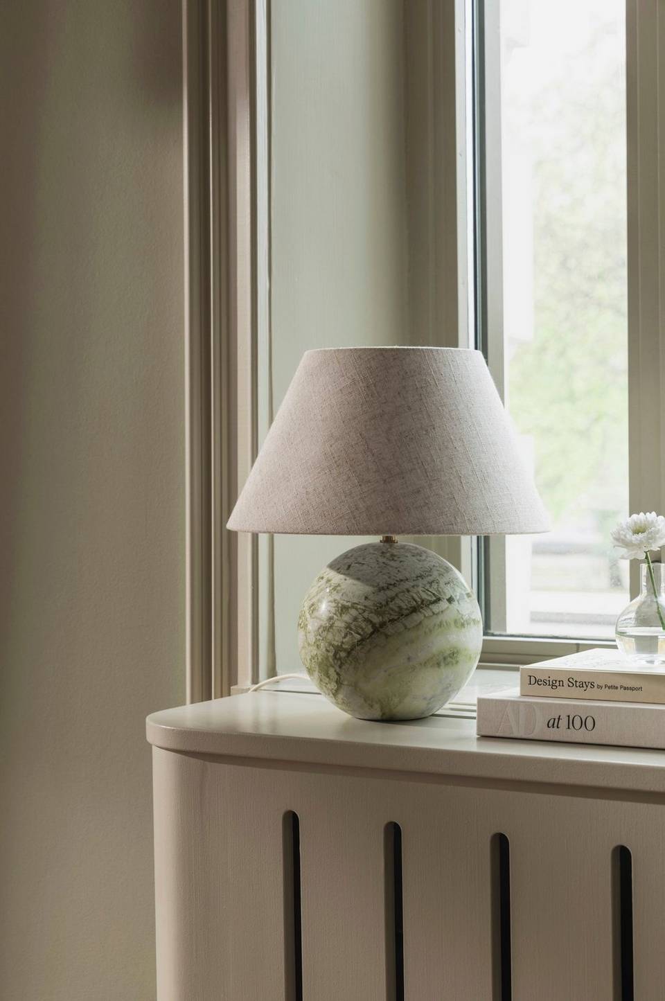 Globen Lighting Bordslampa Castello 35 Beige travertin, grön från Globen Lighting, bild 5