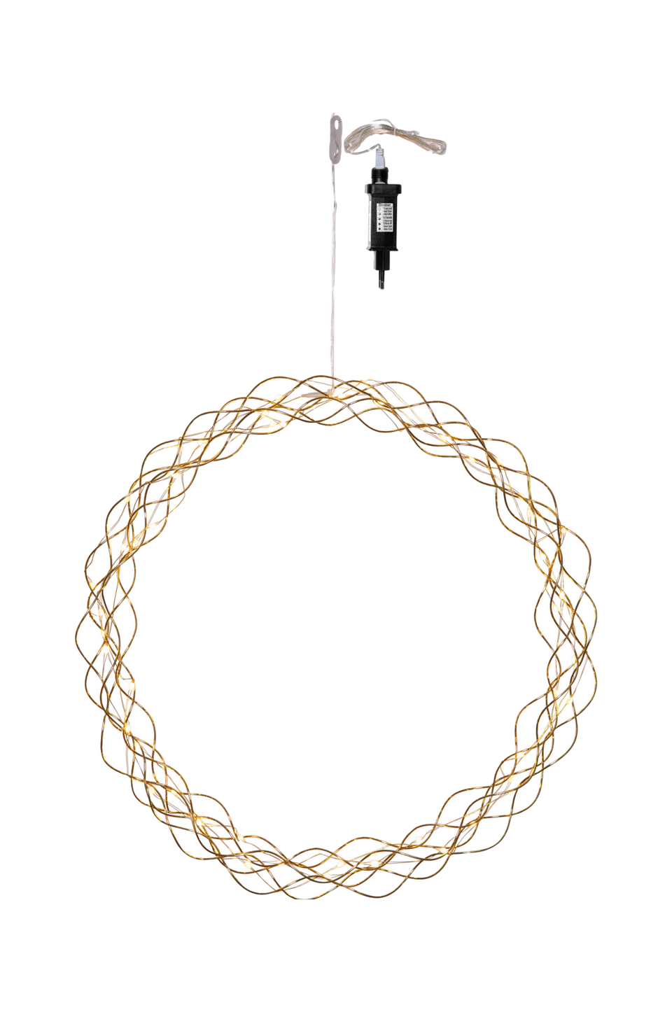 Star Trading Krans Curly 45cm, guld från Star Trading, bild 2