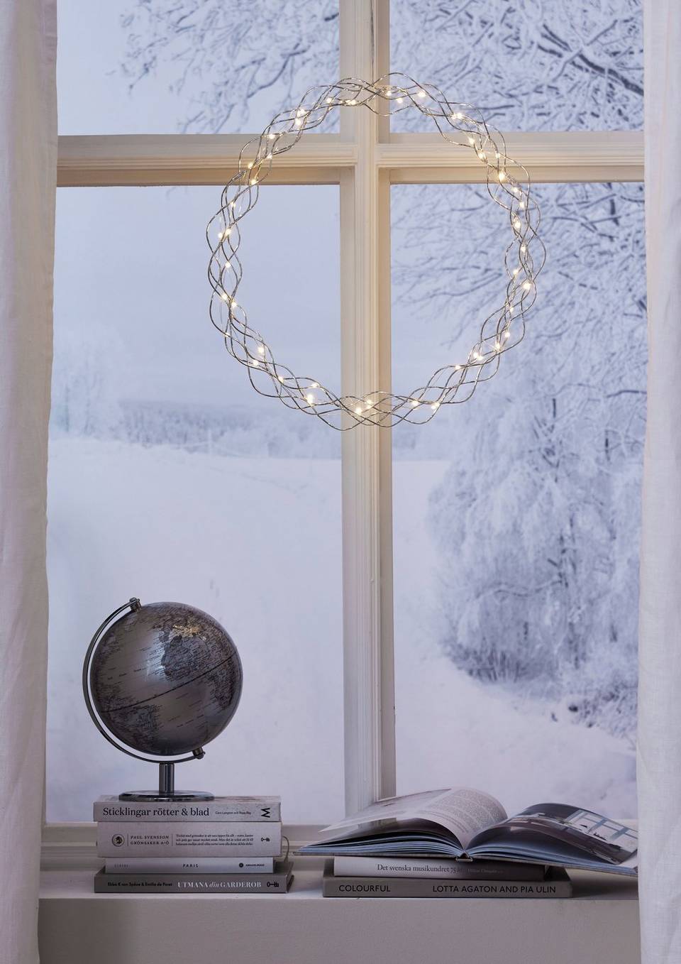 Star Trading Krans Curly 45cm, silver från Star Trading, bild 5