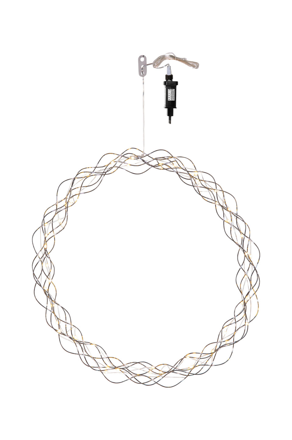 Star Trading Krans Curly 45cm, silver från Star Trading, bild 4