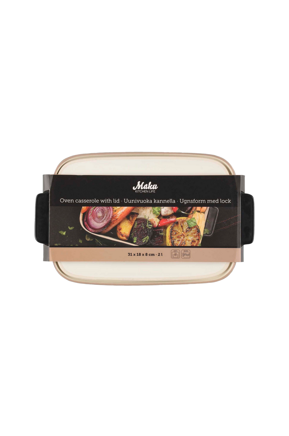 Maku Kitchen Life Ugnsform i keramik med lock från Maku Kitchen Life, bild 5
