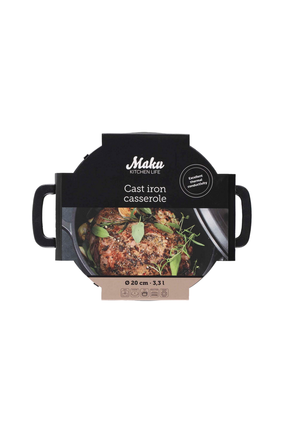 Maku Kitchen Life Gjutjärnsgryta 3,3 L från Maku Kitchen Life, bild 5